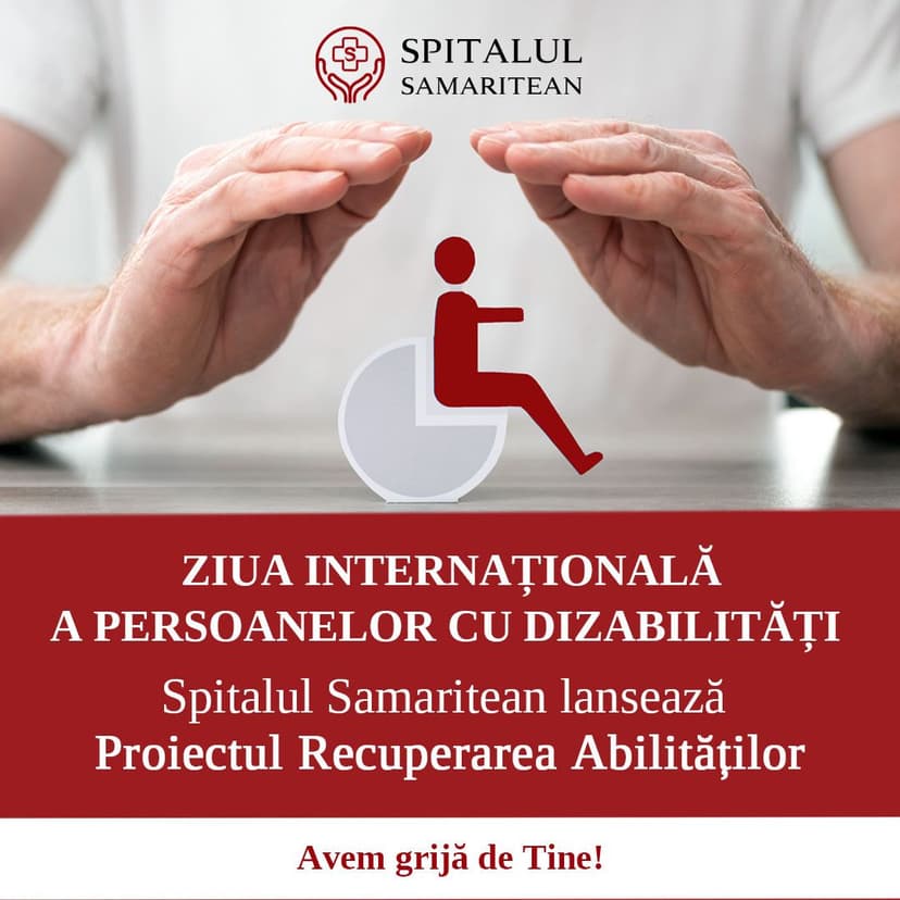 Spitalul Samaritean Ziua Internațională a Persoanelor cu Dizabilități: 3 decembrie